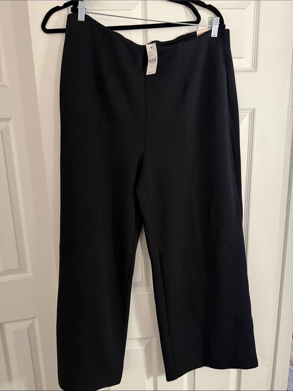 Lane Bryant Black Wide Leg High Rise Pants Size 20 NWT
